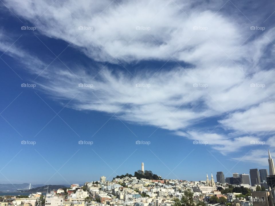 View from SFAI. Exploring San Francisco - view from San Francisco Art Institute