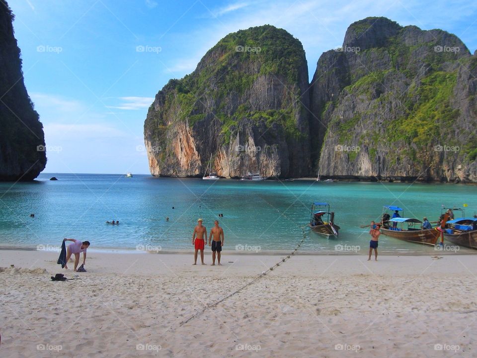 Beach and cliffs