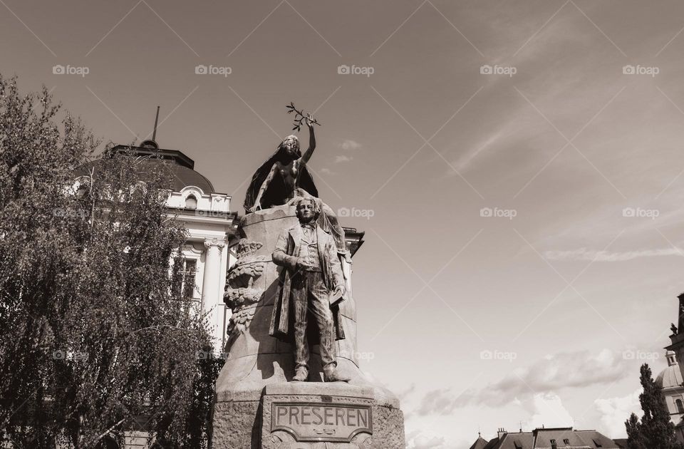 Statue in the city