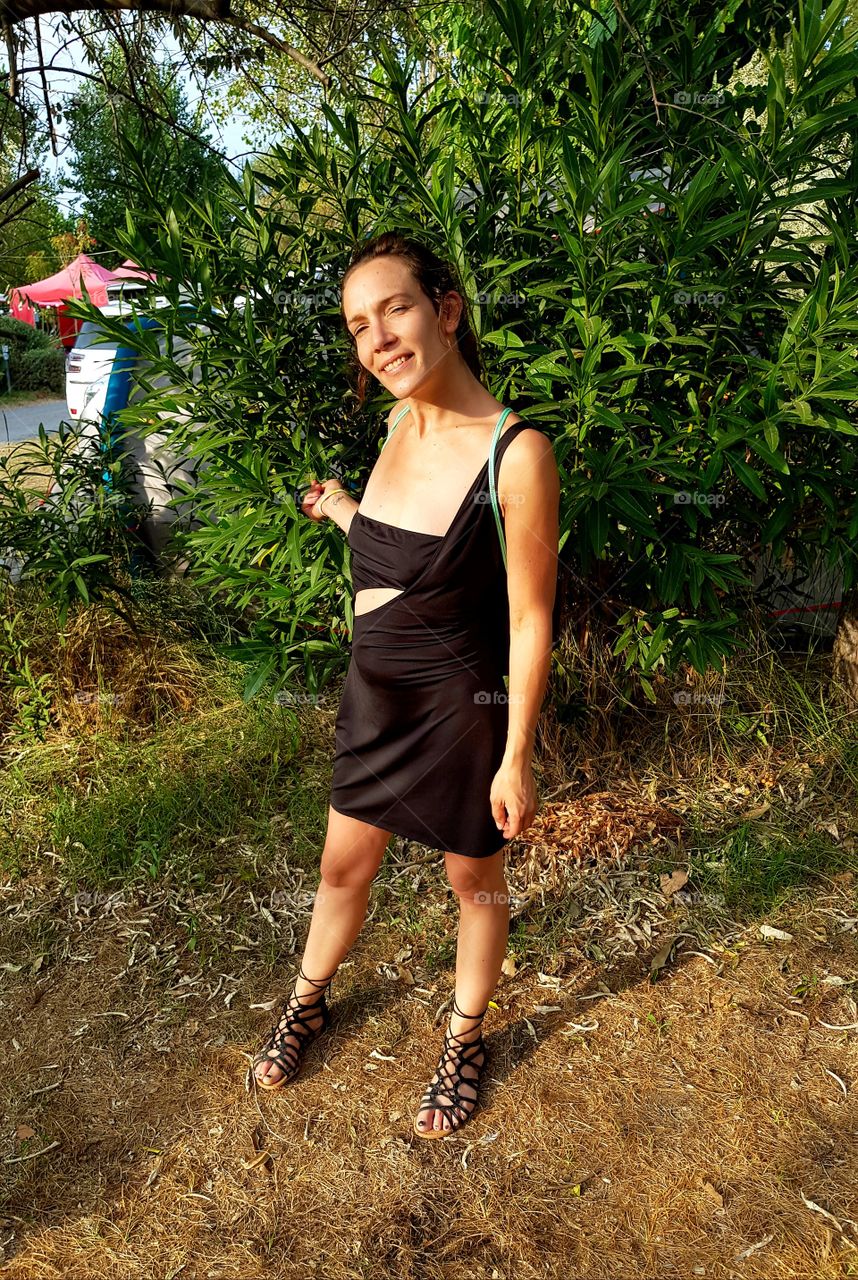 Cap d'Agde at the camping summer time in southern France.