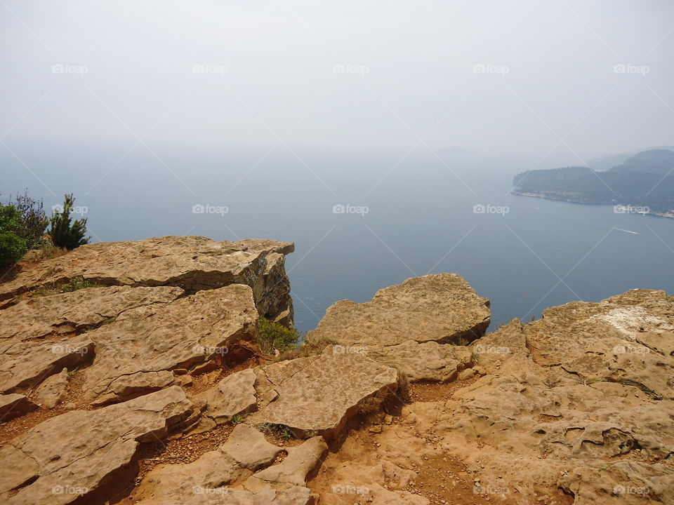 Seascape in Cassis in France