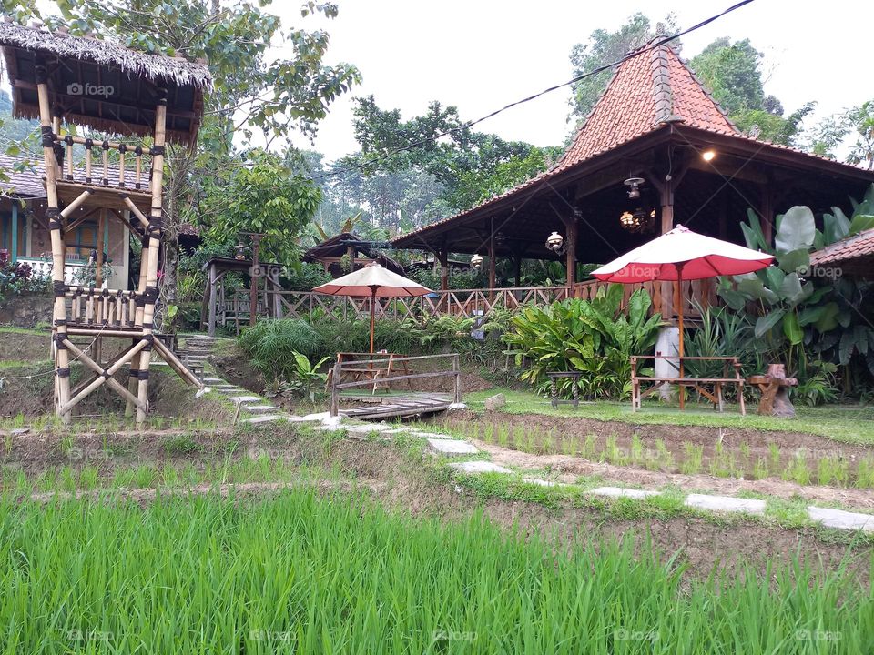 Javaneese Traditional House in Bojong Koneng Village of Babakan Madang District of Bogor Regency, Indonesia