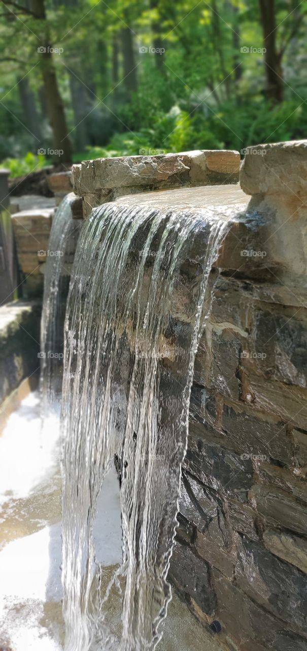 fountain waterfall