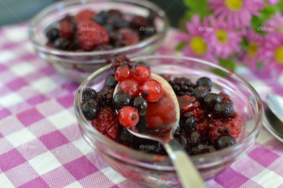 bowl of red fruit