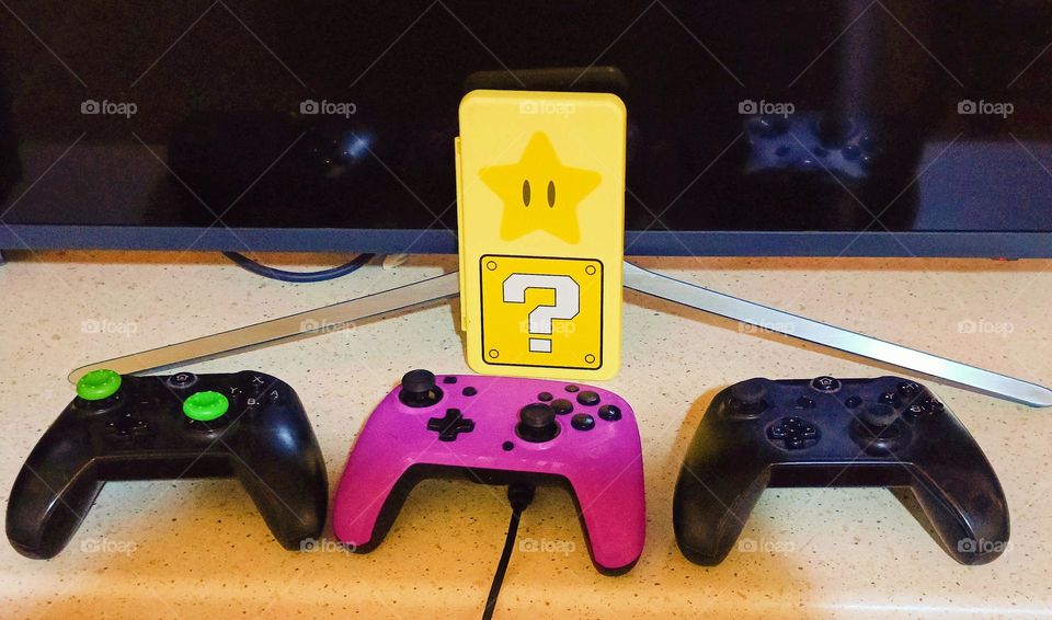 game accesories. Controllers