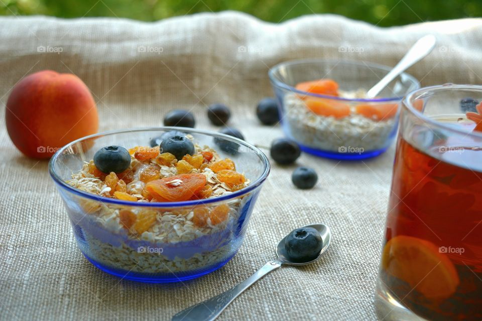 Bowl, Food, Fruit, Spoon, Healthy