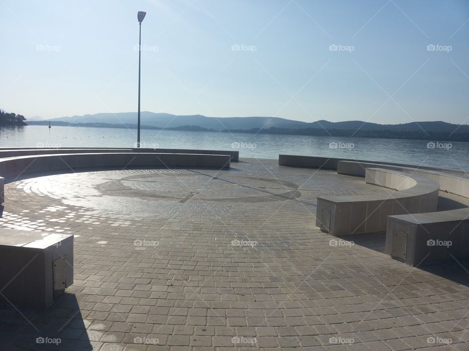 beach coloseum. coloseum