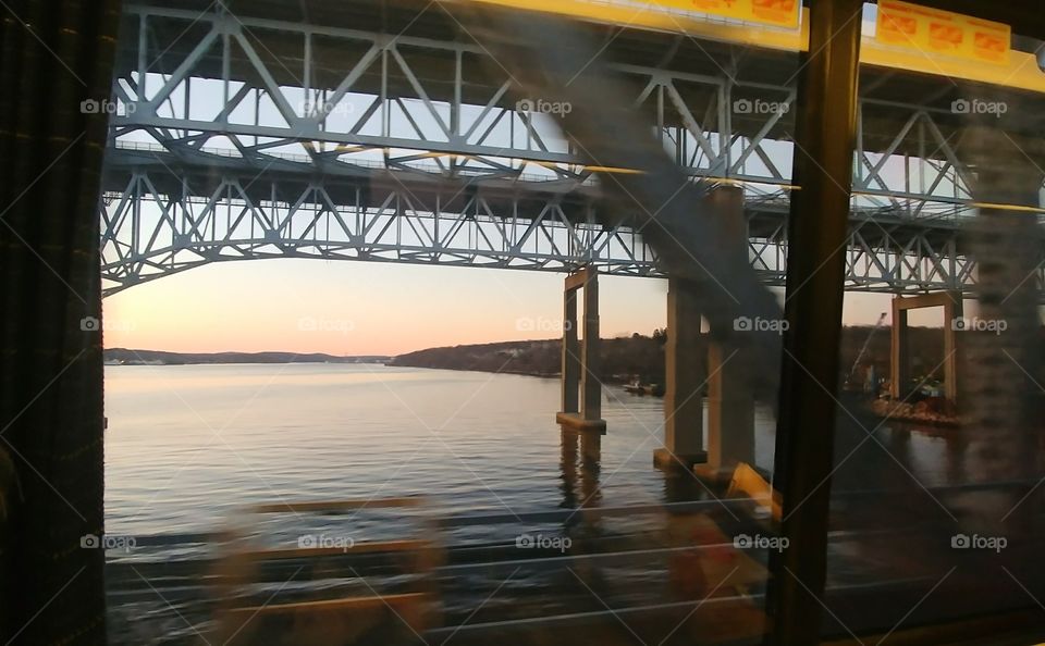 Sunset from the North bound train