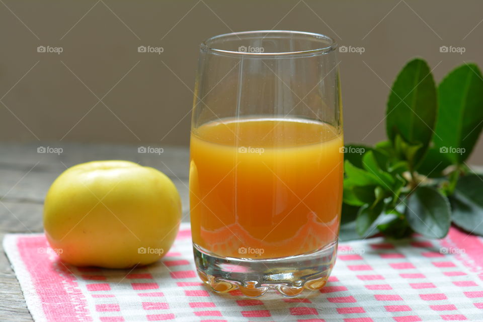 Fresh juice. Glass with fresh juice