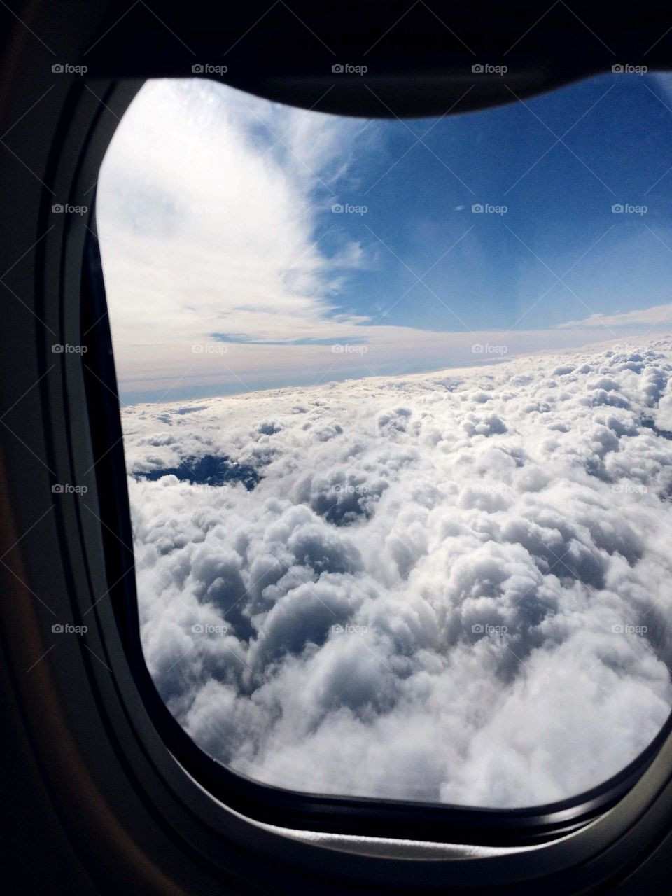 La nubes de primer plano 