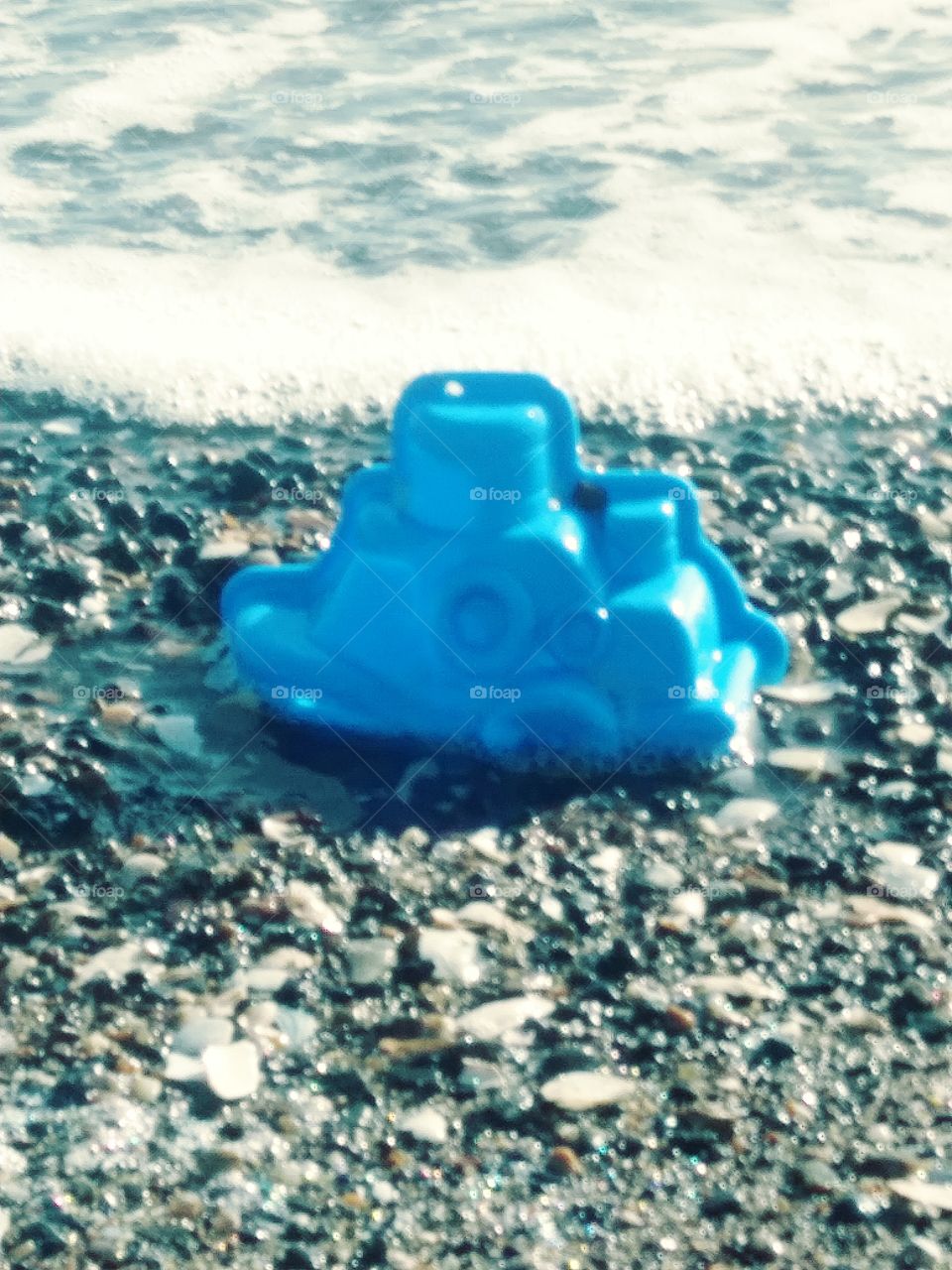 toy on beach