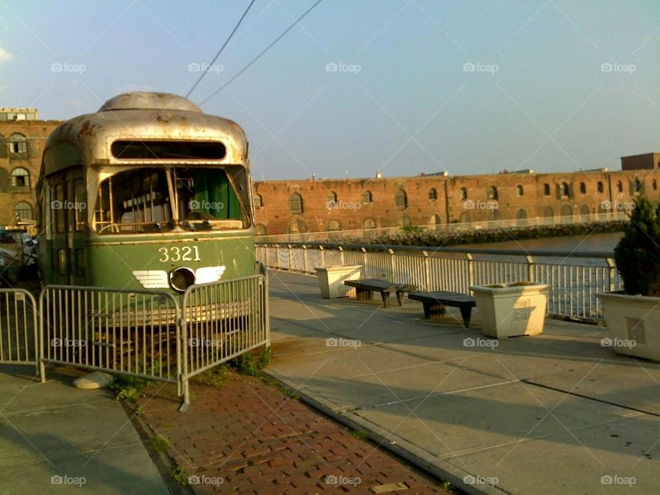 Vintage subway car