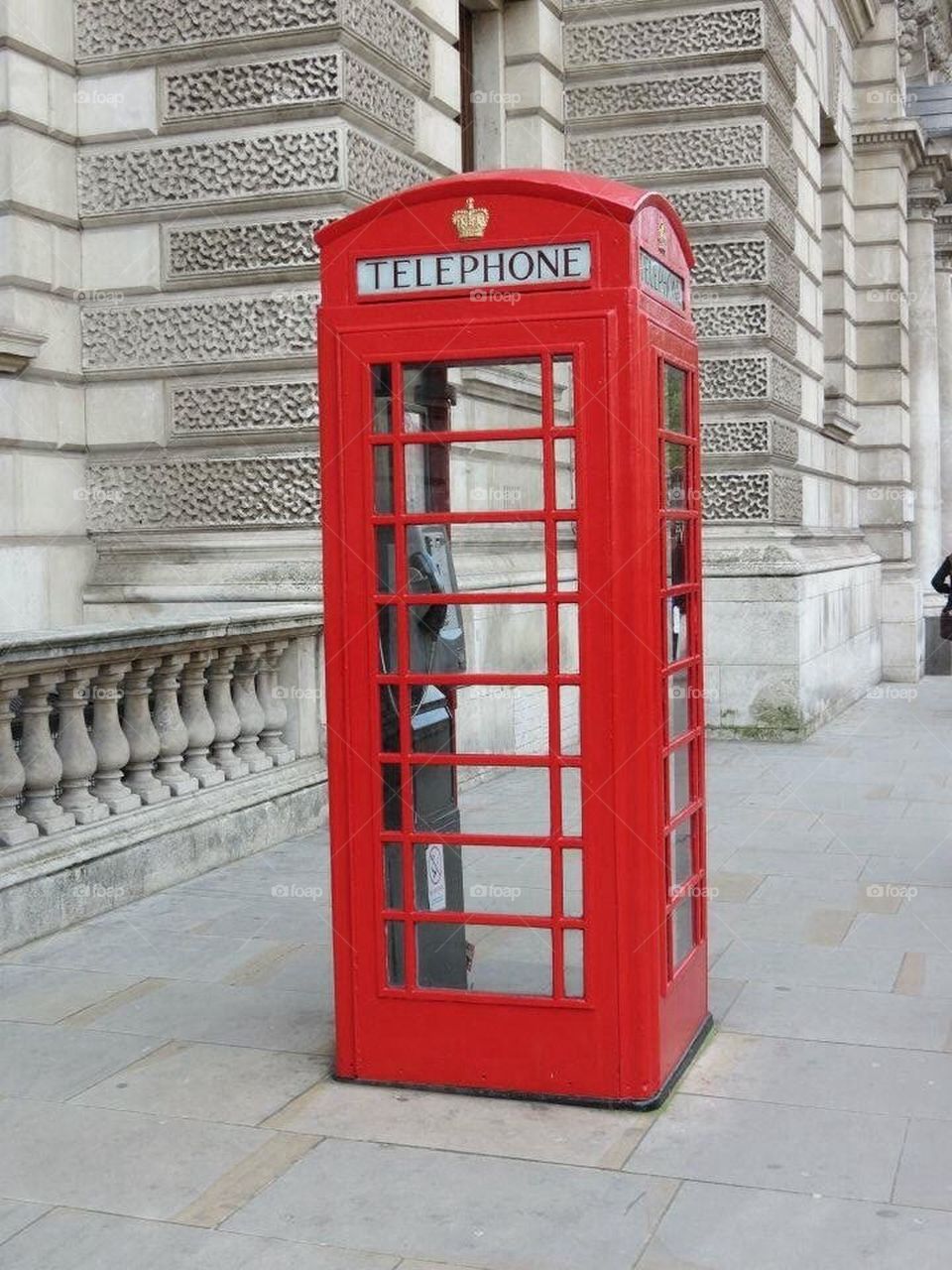Classic phone booth