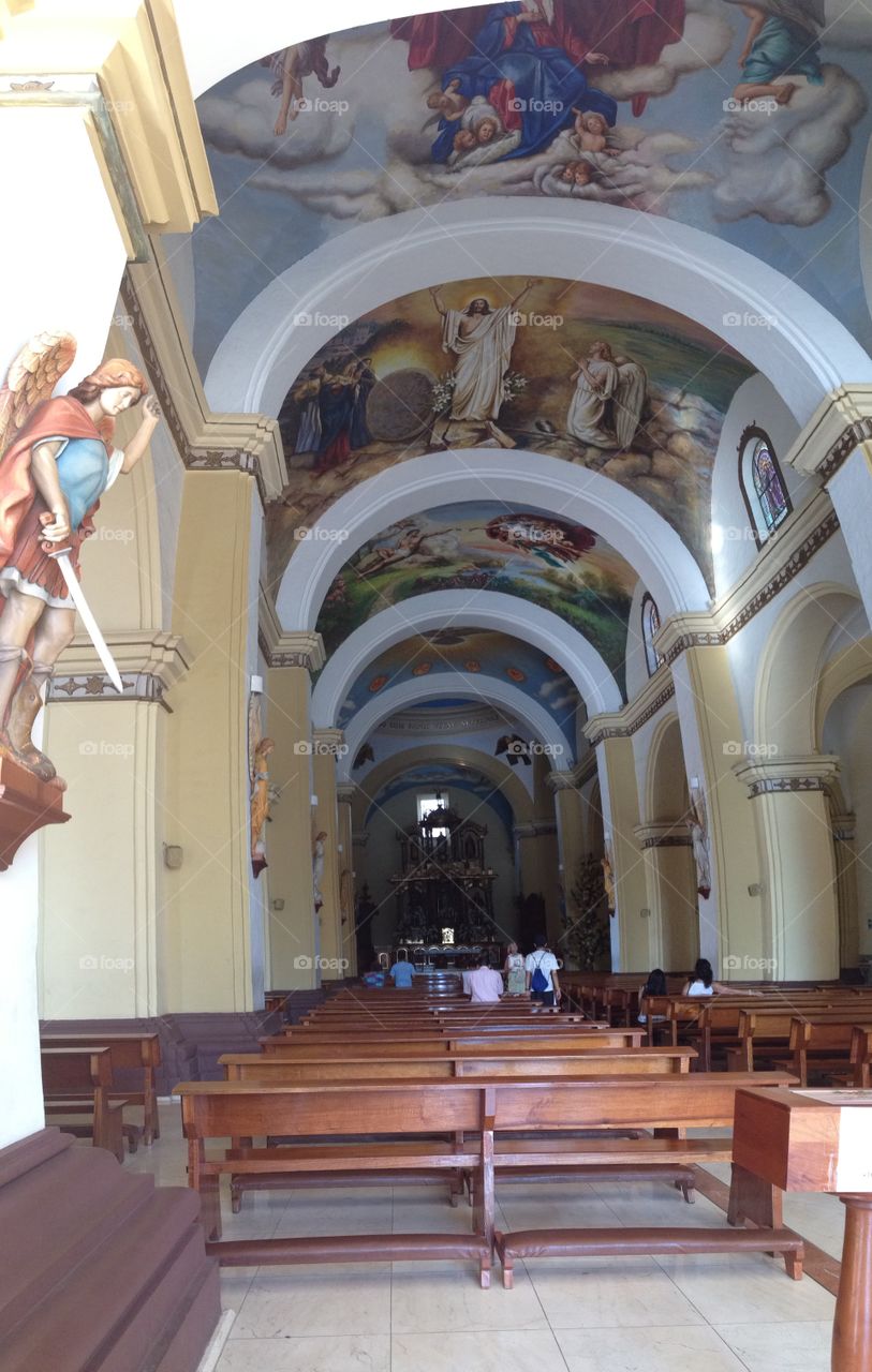 Inside the Cathedral of Trujillo