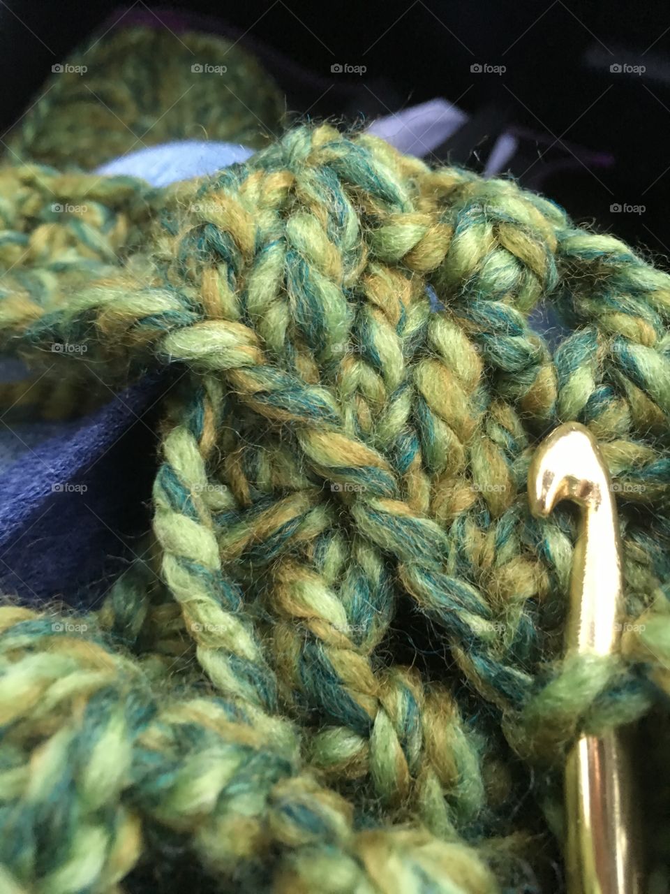 Green yarn 