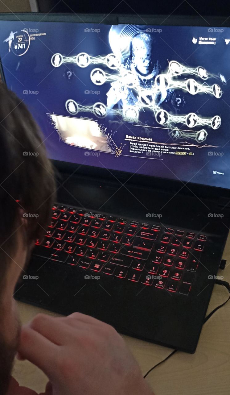 person playing games