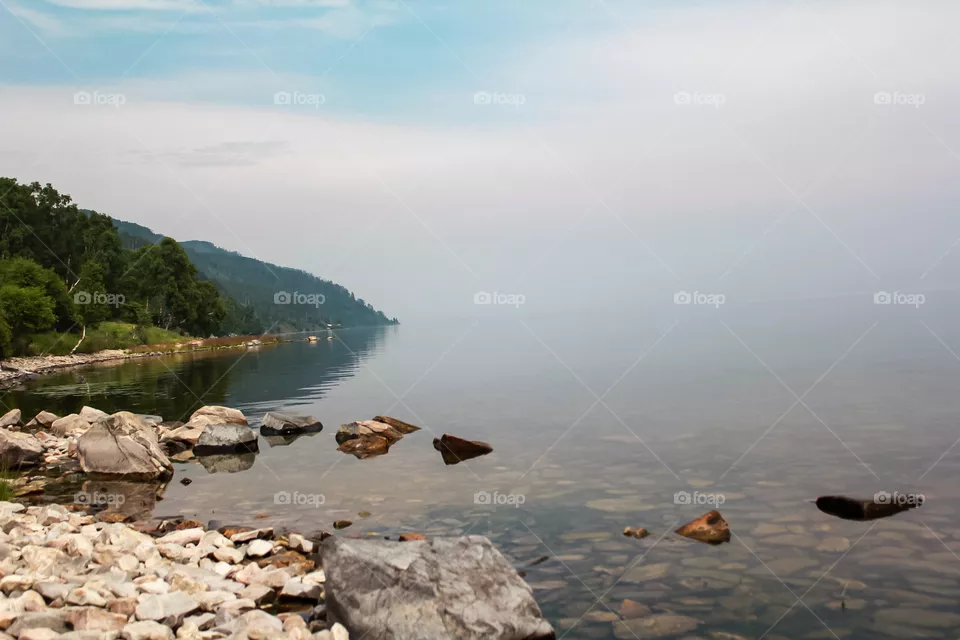 The shore of Baikal