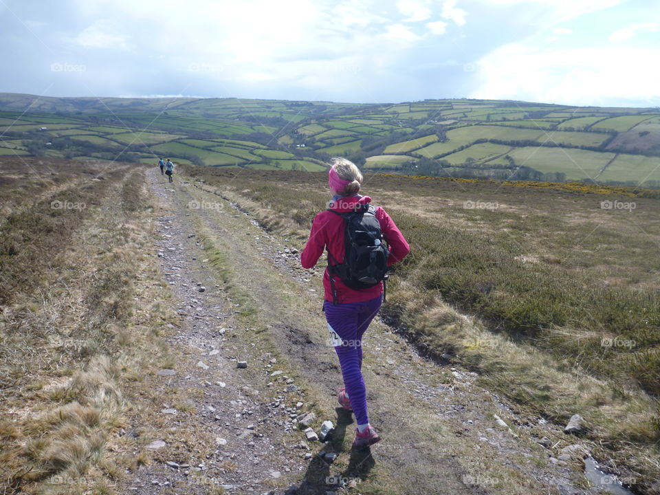 Running a trail marathon in Devon