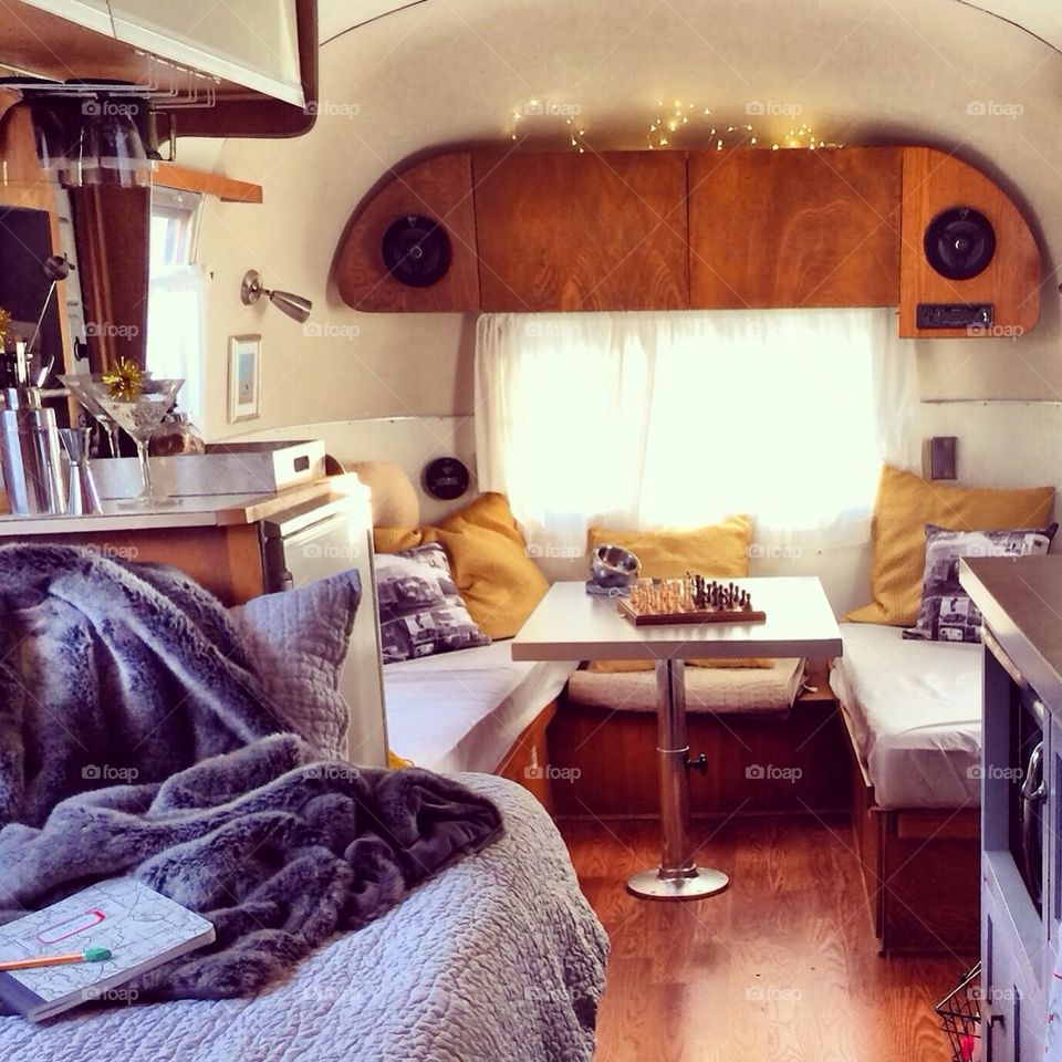Vintage Airstream Interior