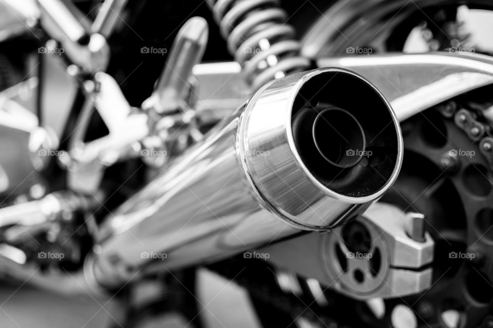 Kawasaki zephyr motorcycle. 1100 ci, black and white photo