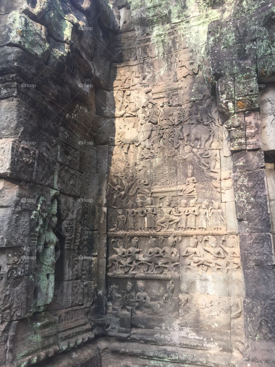 Apsura and Other Hindu and Buddhist Gods. Cambodia. 