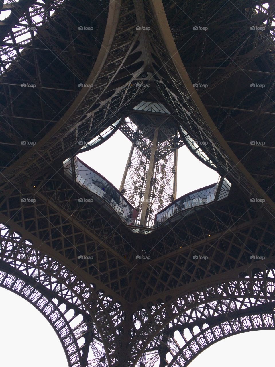 Different perspective of Eiffel Tower