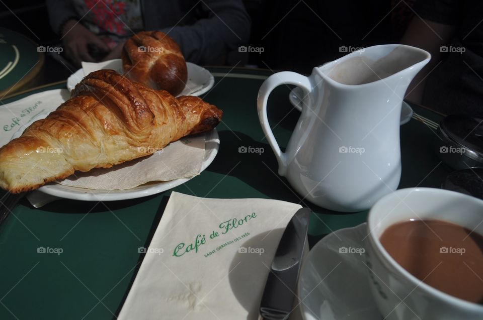 Parisian breakfast 