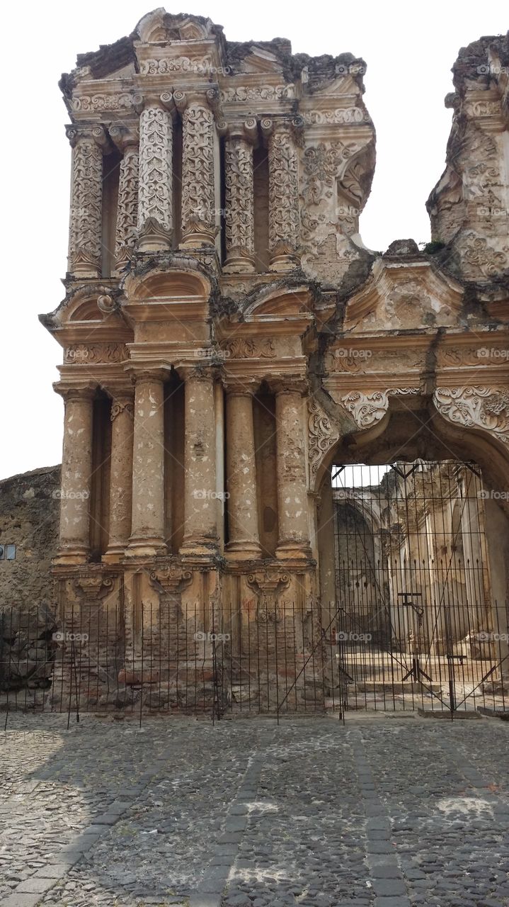 Ruina Iglesia del Carmen. La Antigua Guatemala
