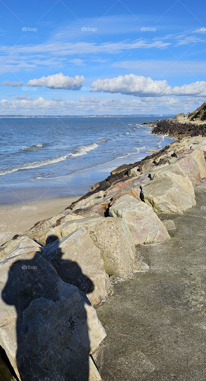 la mer à Trouville-sur-Mer