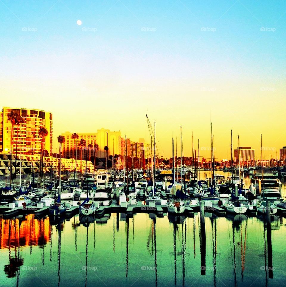 Marina Del Rey Reflections