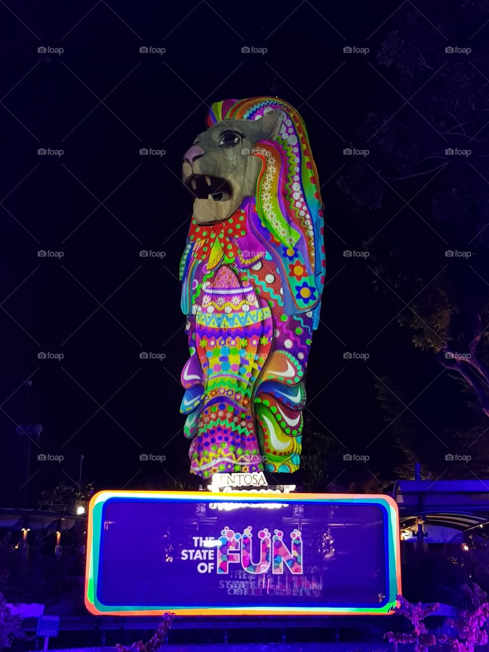 Merlion Laser Show