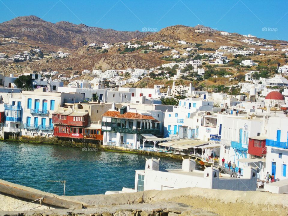 Mykonos. I took this great view in Mykonos, Greek Islands. This is one of the must see places.