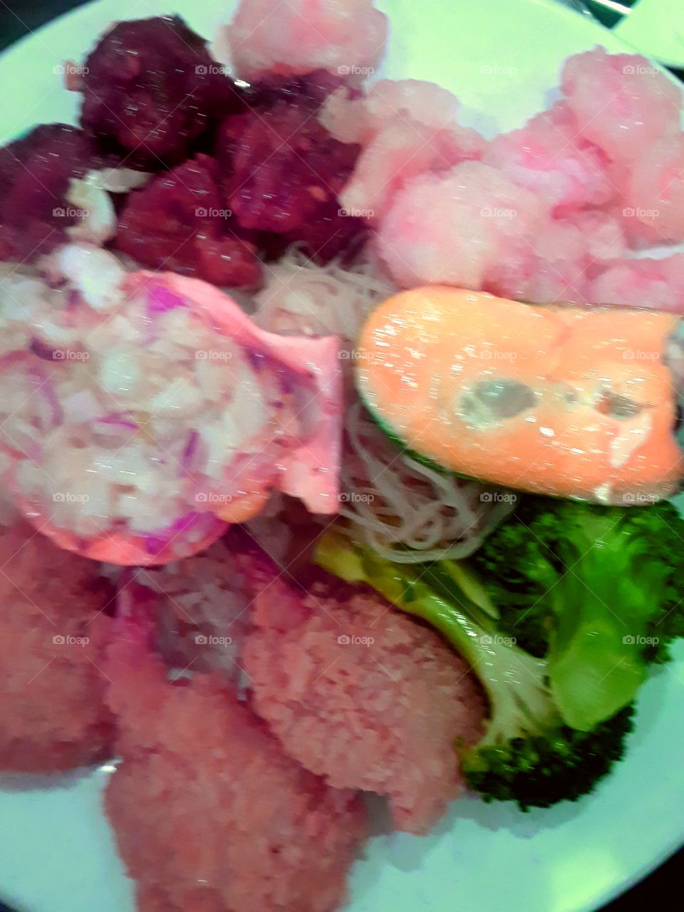 sea food crab filled