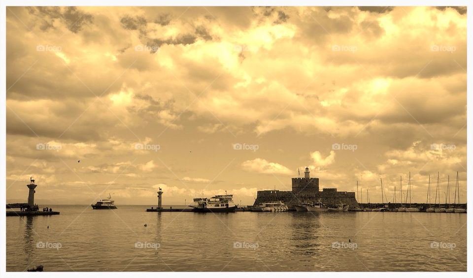 Touristic port of Rhodes