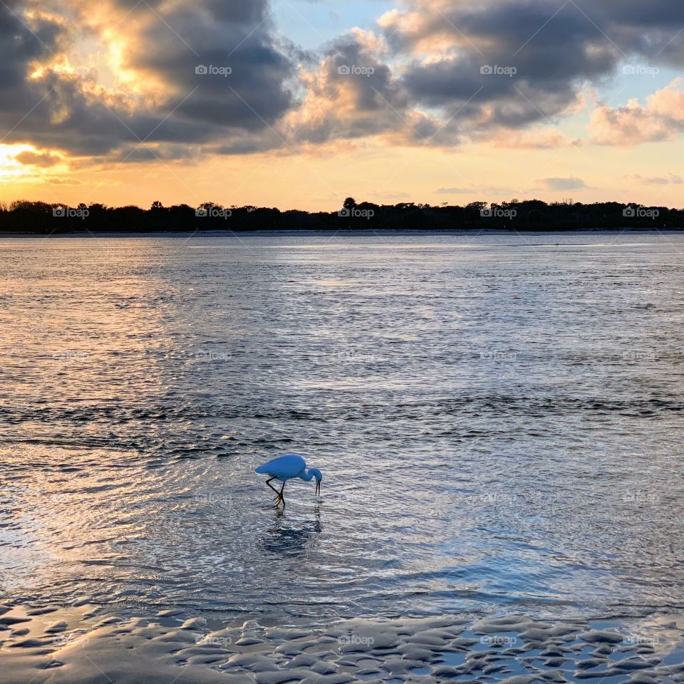 Sunset at Matanzas Inlet