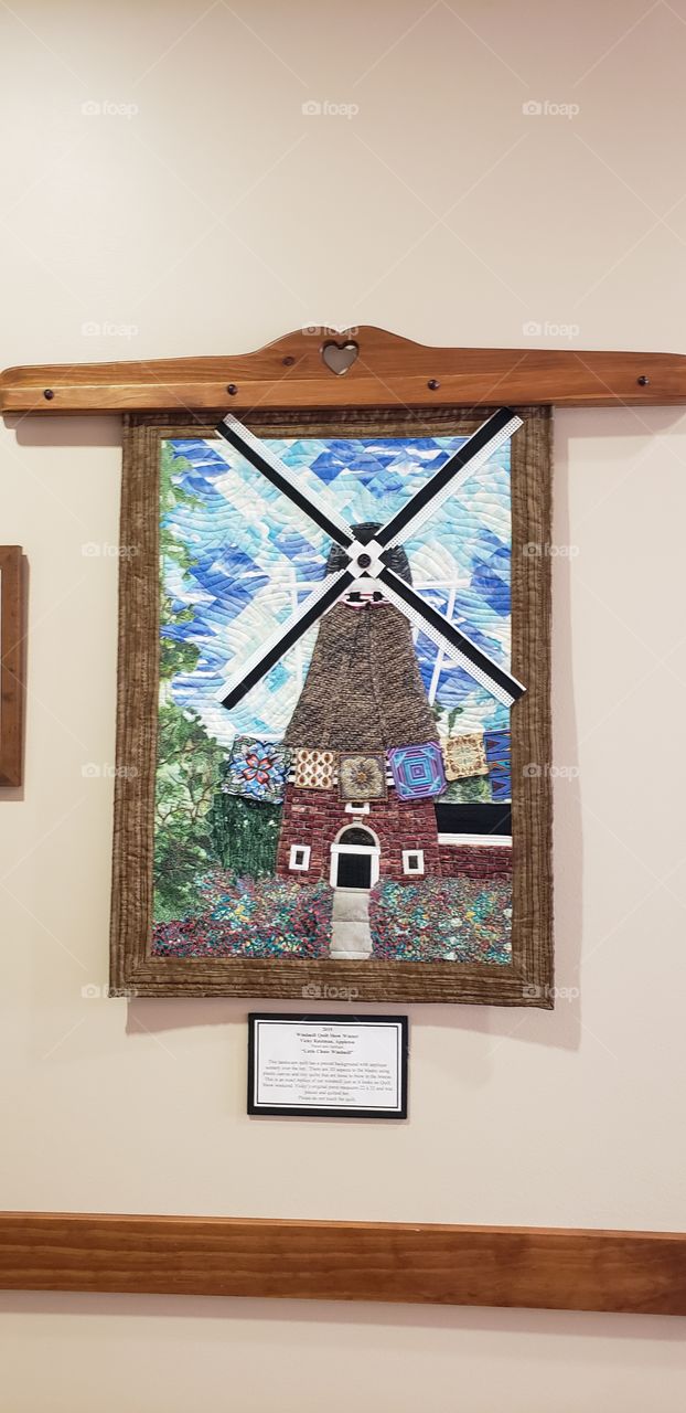 Holland windmill quilt