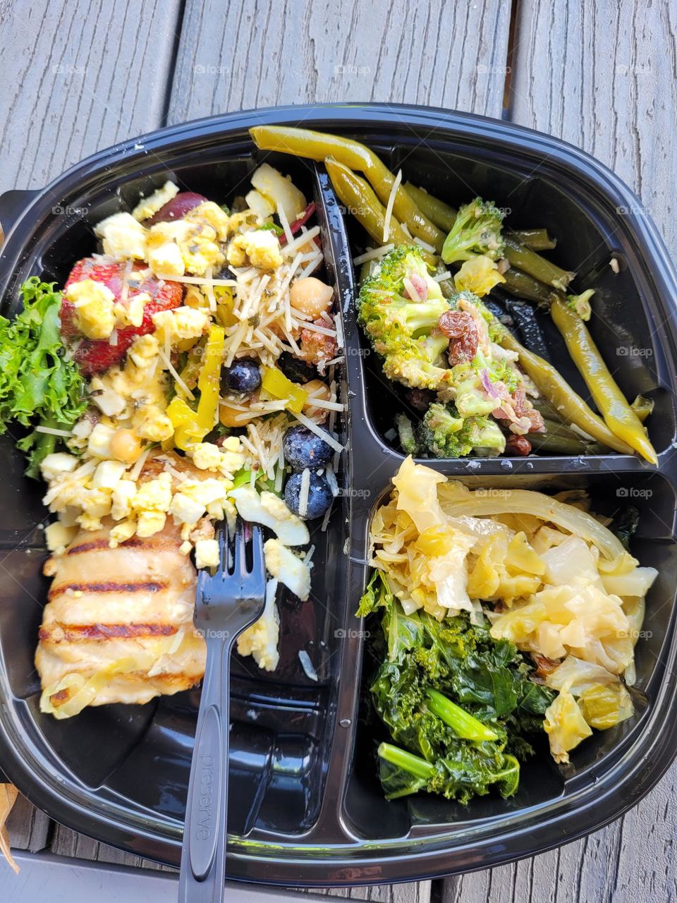 Healthy plate of food. Nutritious