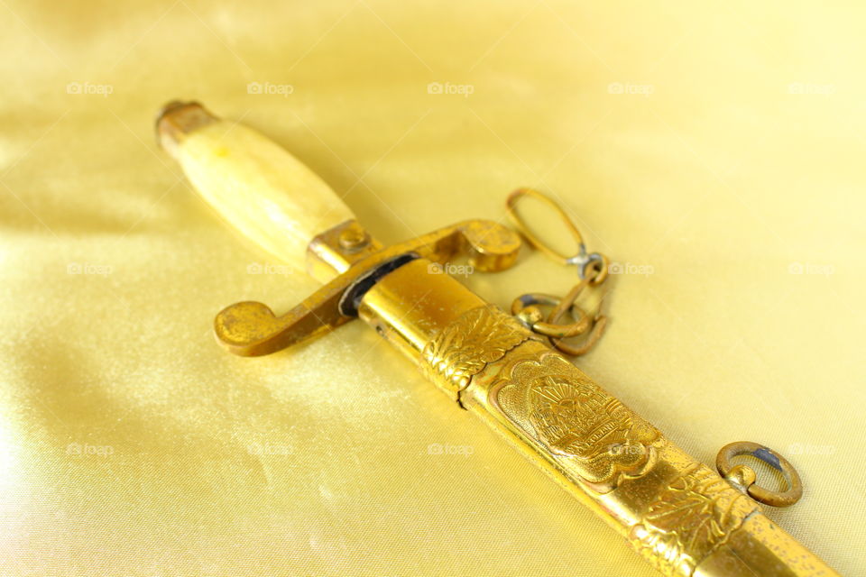 old Golden sword