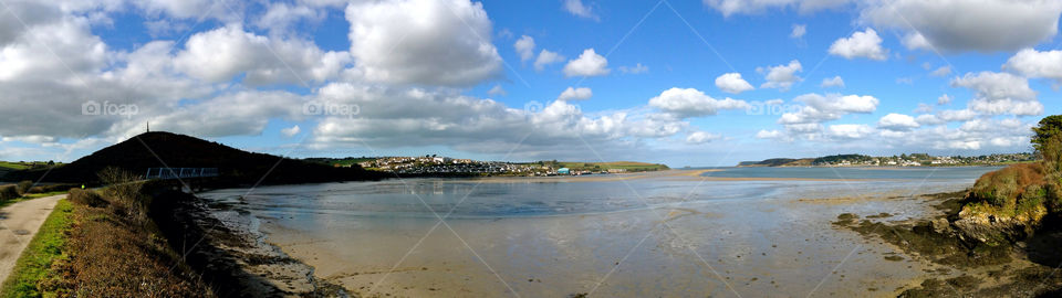 View of Padstow and Rock from the Camel Trail