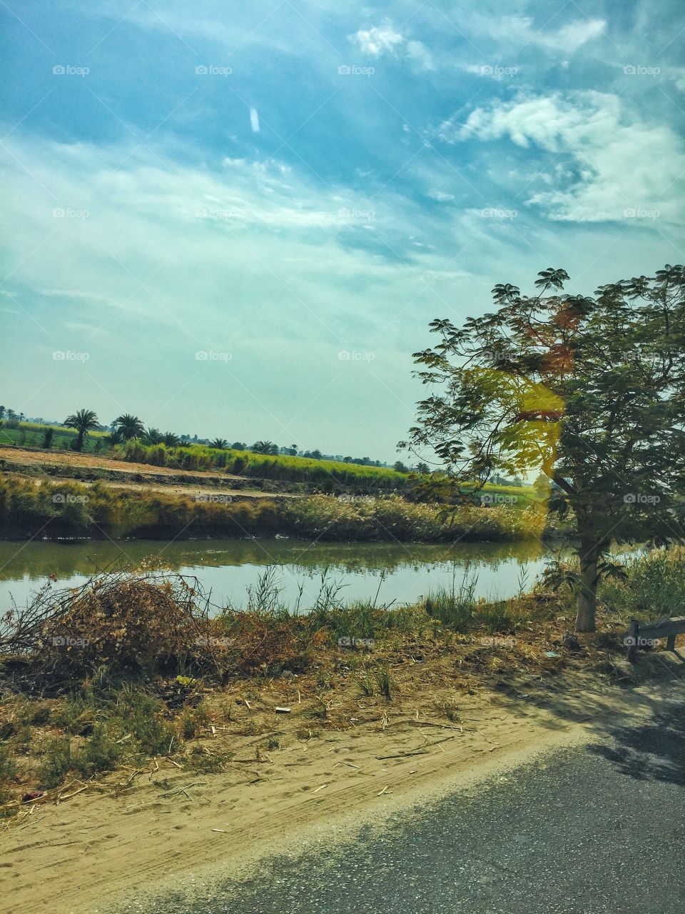 Small water Stream in Luxor 