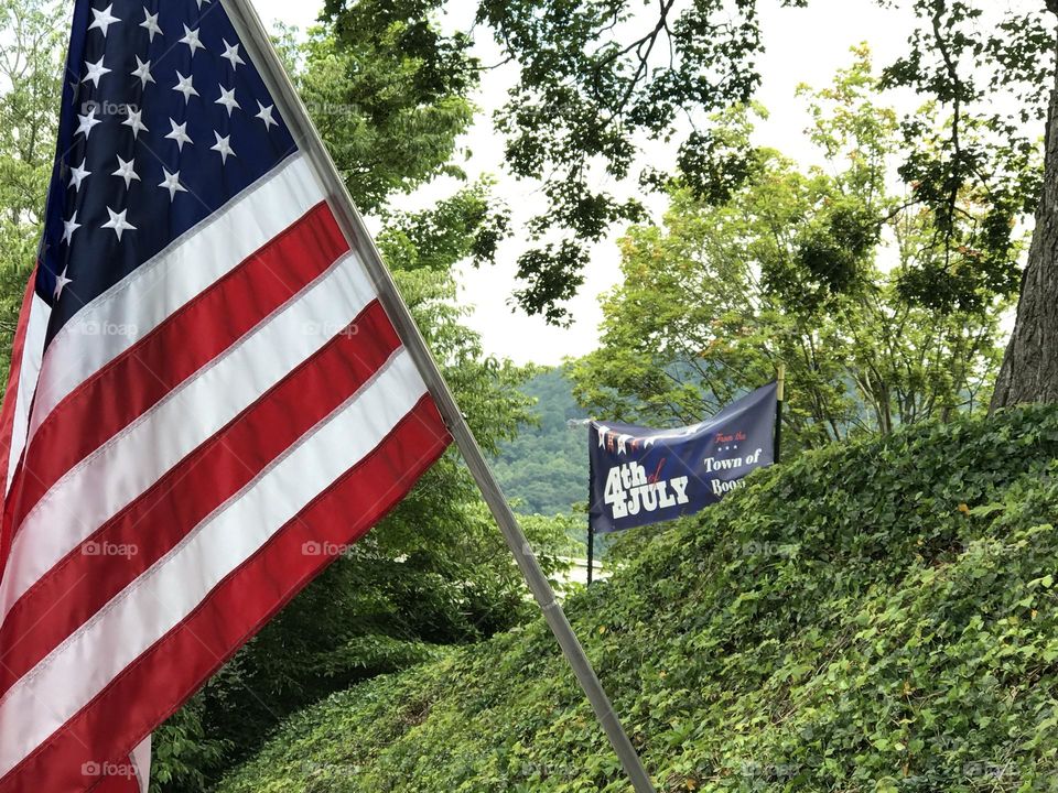 North Carolina Mountains 4th of July celebration. 