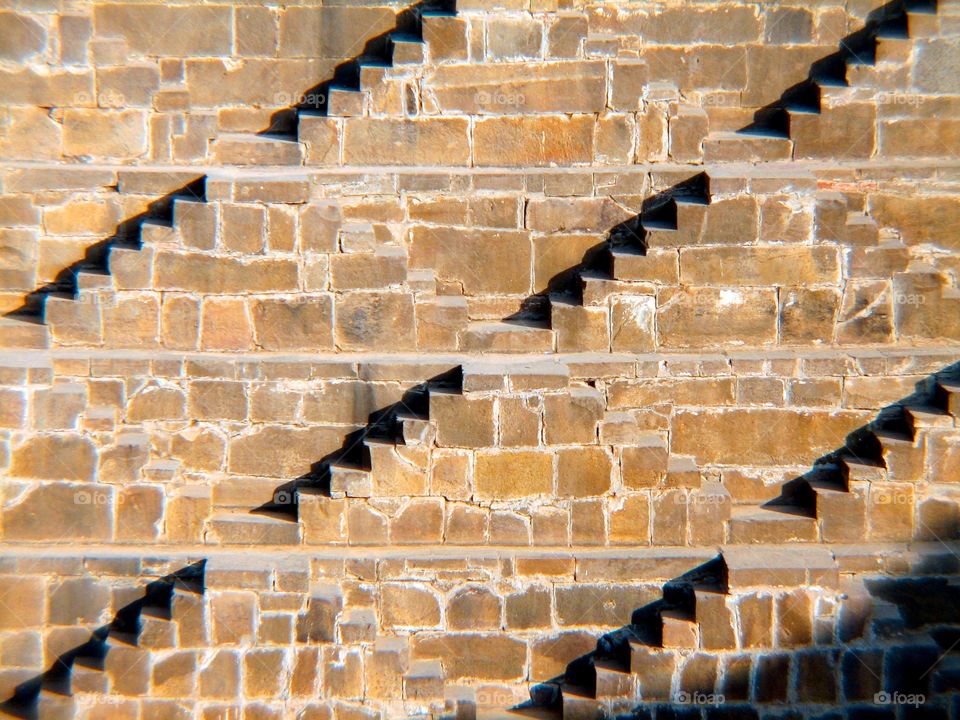 Step well in India. Step well, India