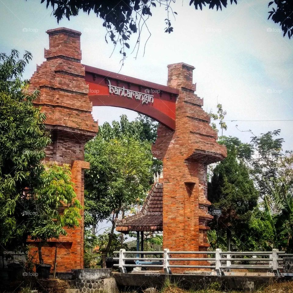 In Indonesia this gate named as Gapura. @ Gapura Bantarangin, Ponorogo, East Java, Indonesia