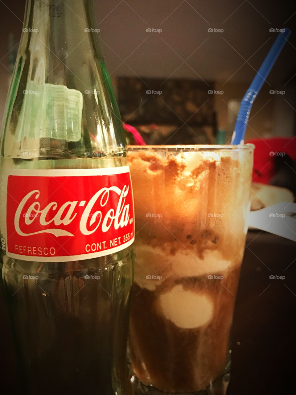 Sharing A Coke (Float) with A Friend...Refreshing.