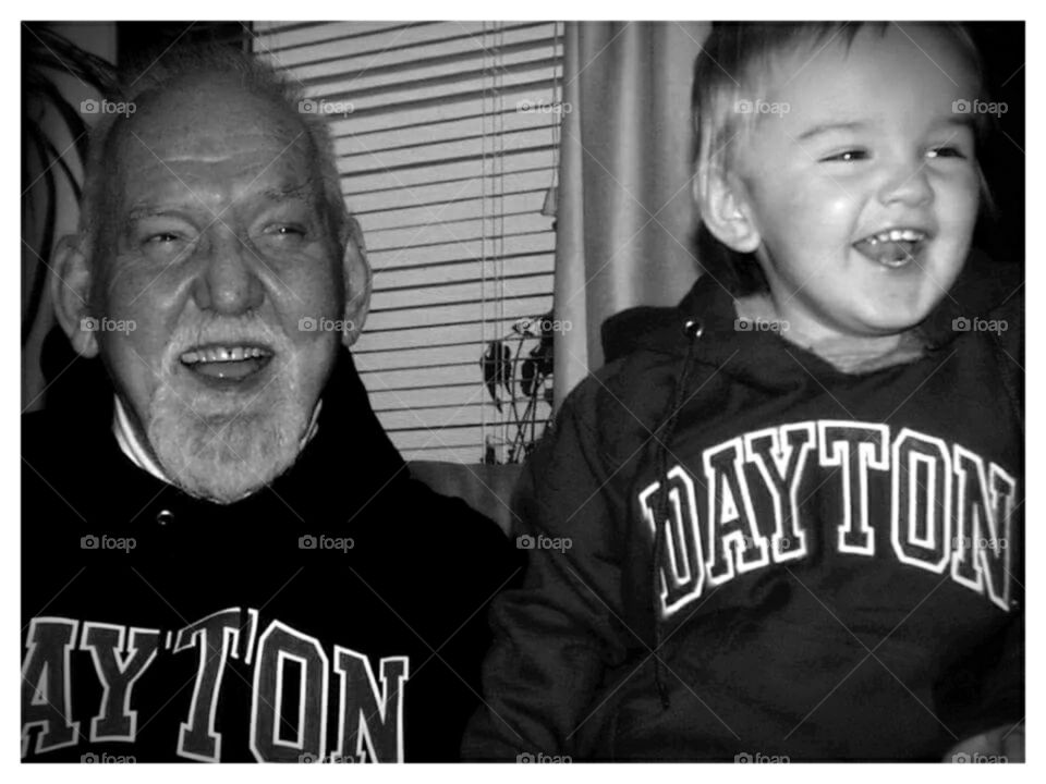 grandpa with grandson