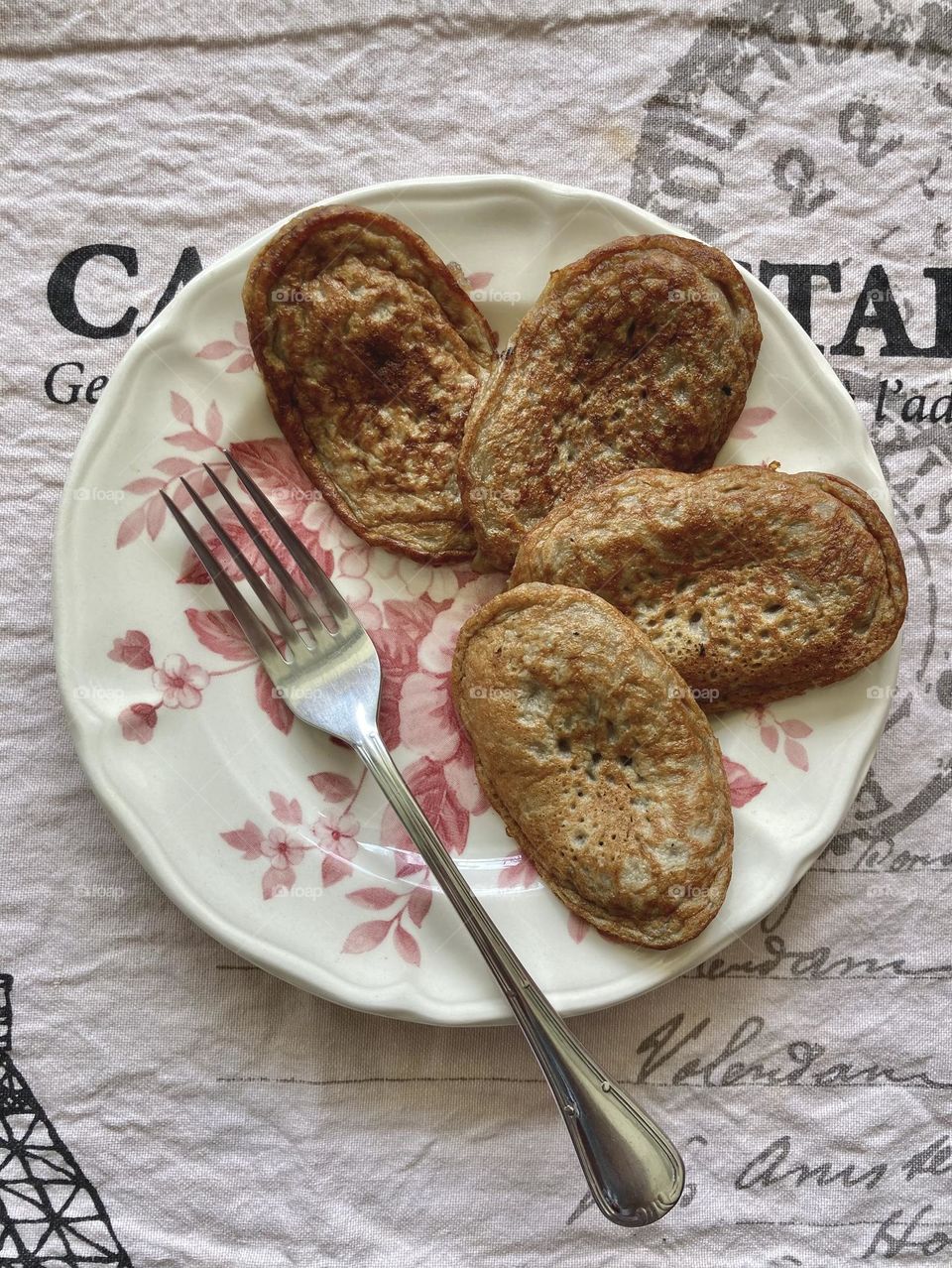 Mobile Series: Food; Akok, a traditional pancake-like dessert popular in Kelantan, Malaysia, typically made of flour, eggs, sugar, coconut milk and pandan leaves