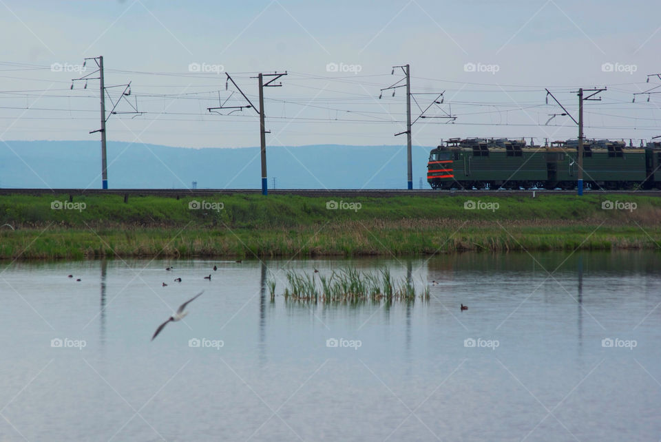 russia travel water train by Bea