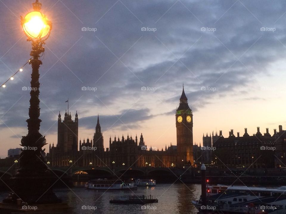 London by dusk