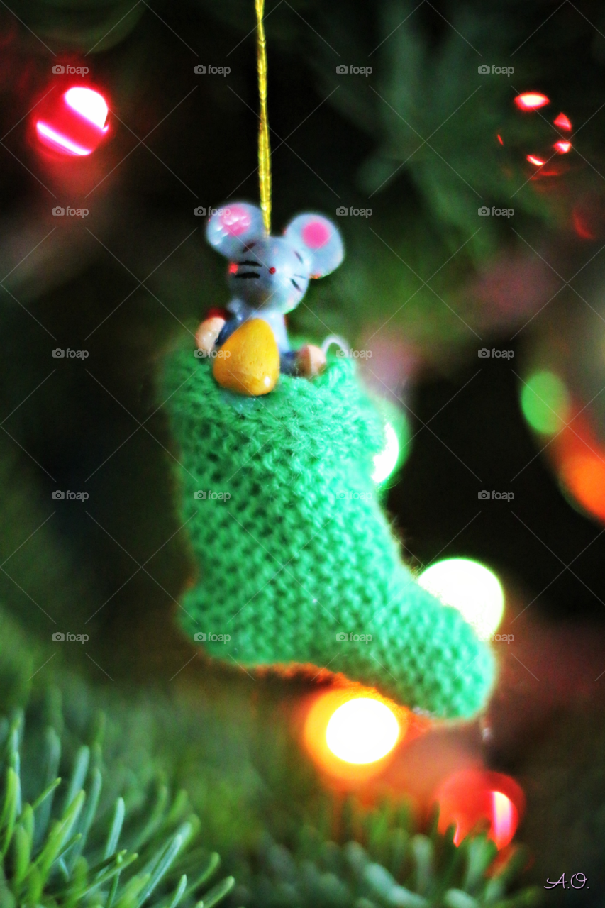 little mouse stocking