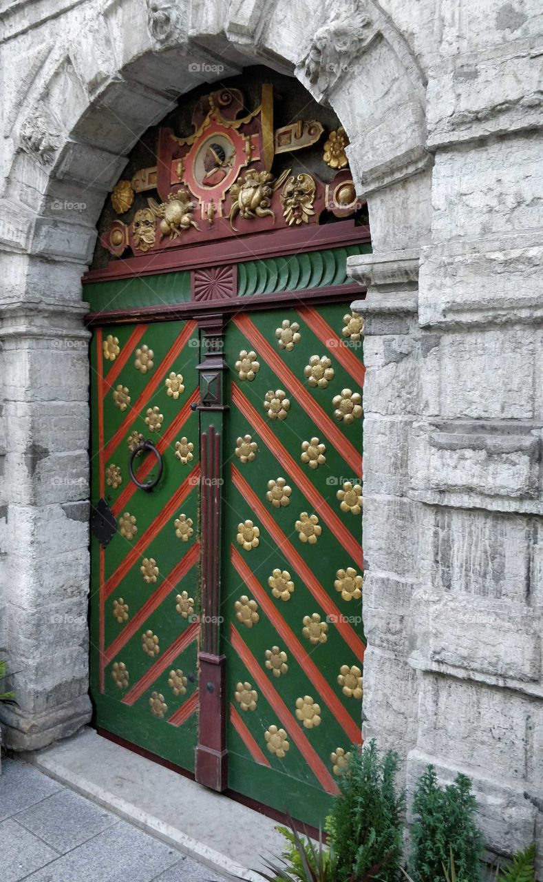 Door in Tallinn, Estonia